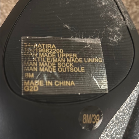 Silver Shimmering Heeled Boots with Pointed Toe - Picture 6 of 6